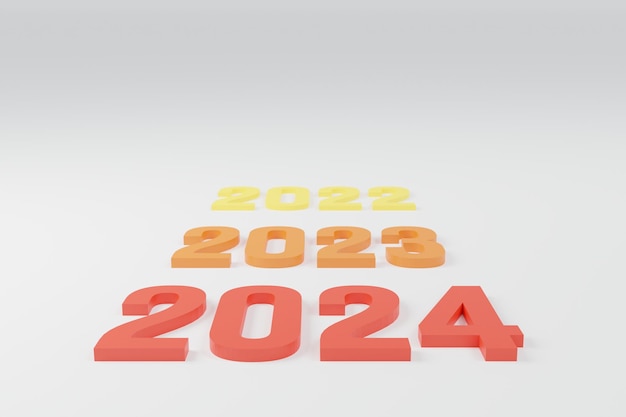 Nowy rok 2024 projekt tekstu dla plakatu broszury raportu biznesowego