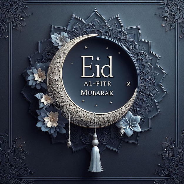 Nowy styl kart projektowania Eid al Fitr Mubarak temat ramadan Eid Mubarak