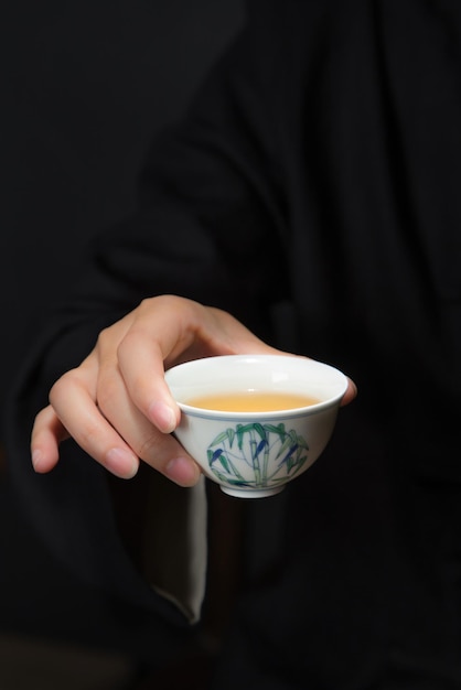 Nowy test na akwarelę do herbaty zrób herbatę i ciesz się nią w domu podczas relaksu