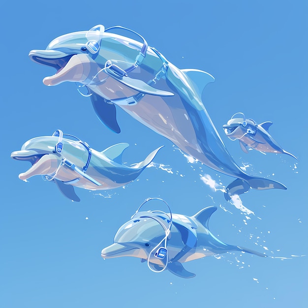 Nurkowanie z eleganckimi delfinami
