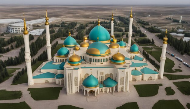 Nursultan Astana Kazachstan meczet Hazrat Sultan w Nursultan Kazachstan v