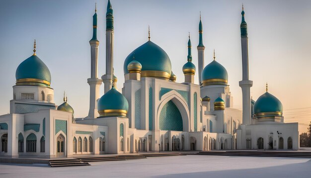 Nursultan Astana Kazachstan meczet Hazrat Sultan w Nursultan Kazachstan