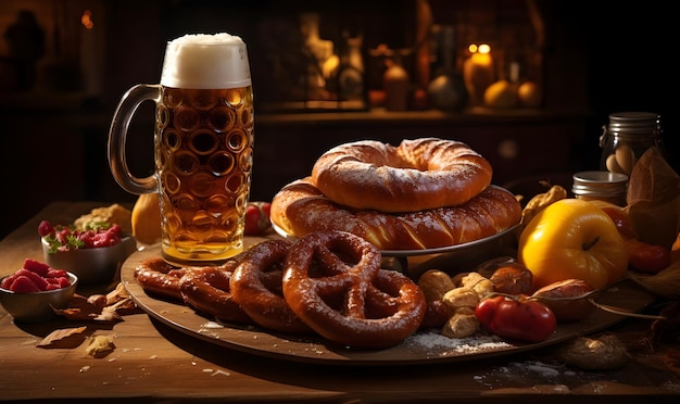 Obchody Oktoberfest, uroczystości i jedzenie