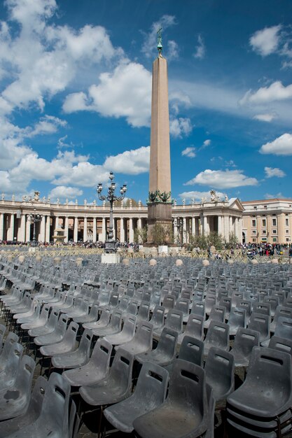 Obelisk Na Placu świętego Piotra W Rzymie