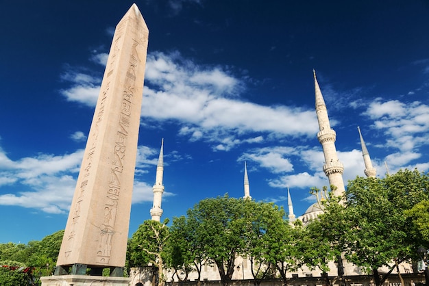 Obelisk Teodozjusza na Hipodromie w Stambule w Turcji