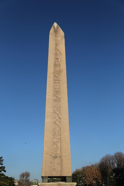 Obelisk Teodozjusza w Stambule Turcja