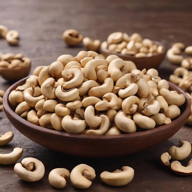 Obfitość surowych orzechów cashew