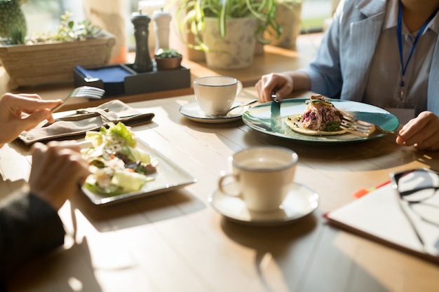 Zdjęcie obiad w restauracji