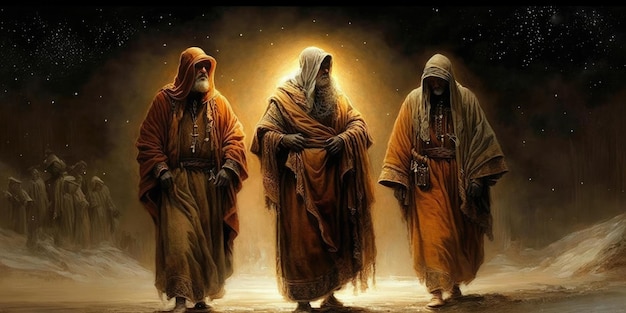 Zdjęcie objawienie pańskie obchodzone jest przez uroczych trzech króli