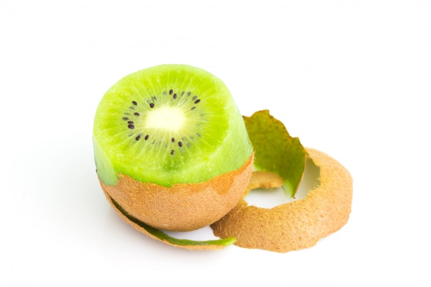 Zdjęcie obrane owoce kiwi