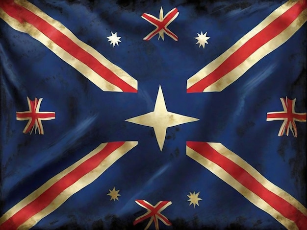 Obraz australijskiej flagi