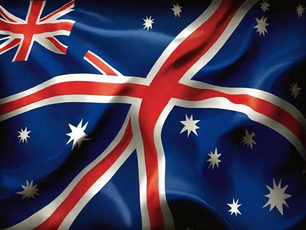 Obraz australijskiej flagi