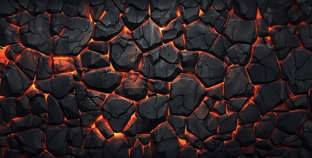 obraz czarnej kamiennej ściany z czarną teksturą w stosunku wymiarów