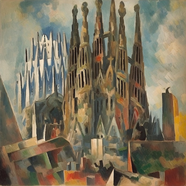 Obraz katedry w Barcelonie