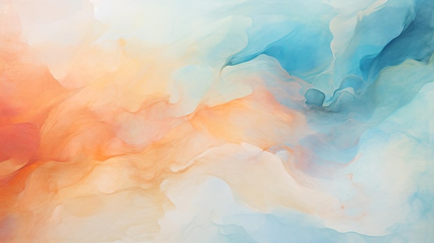 obraz kolorowej chmury wody