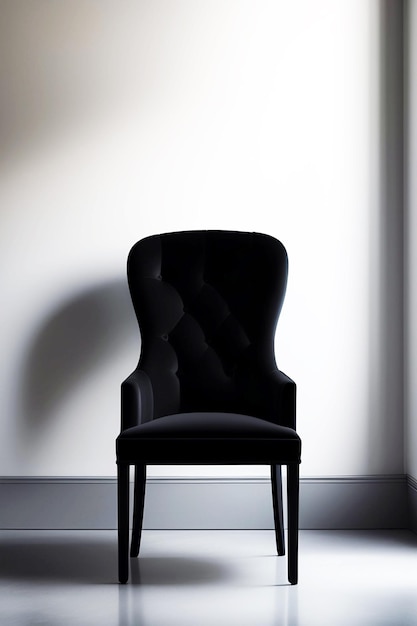 Zdjęcie obraz luksusowego krzesła generowany przez ai