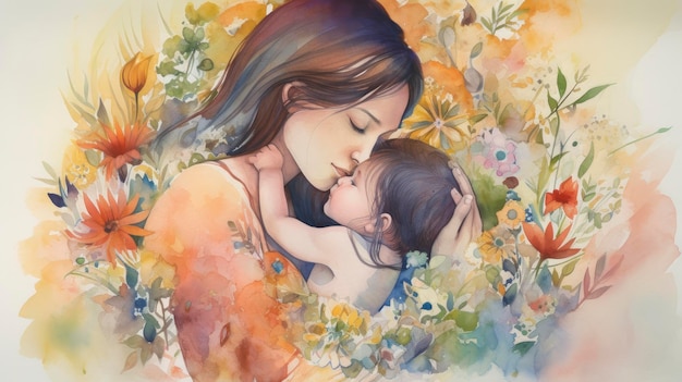 Obraz matki i jej dziecka
