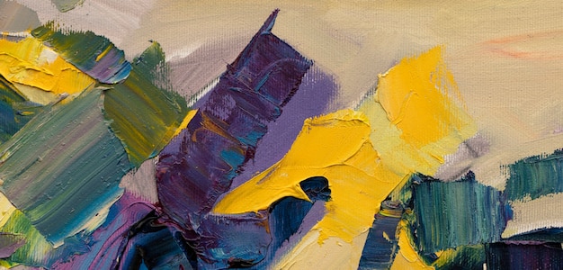 Obraz Olejny Streszczenie Zbliżenie Obrazu Kolorowe Abstrakcyjne Tło Malarstwa