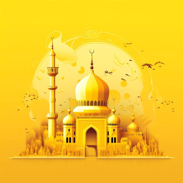 obraz przedstawiający meczet