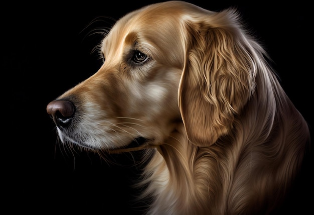 Obraz psa golden retriever