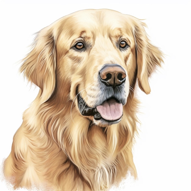 Obraz psa golden retriever