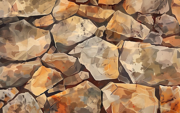 Zdjęcie obraz skały z obrazem formacji skalnej