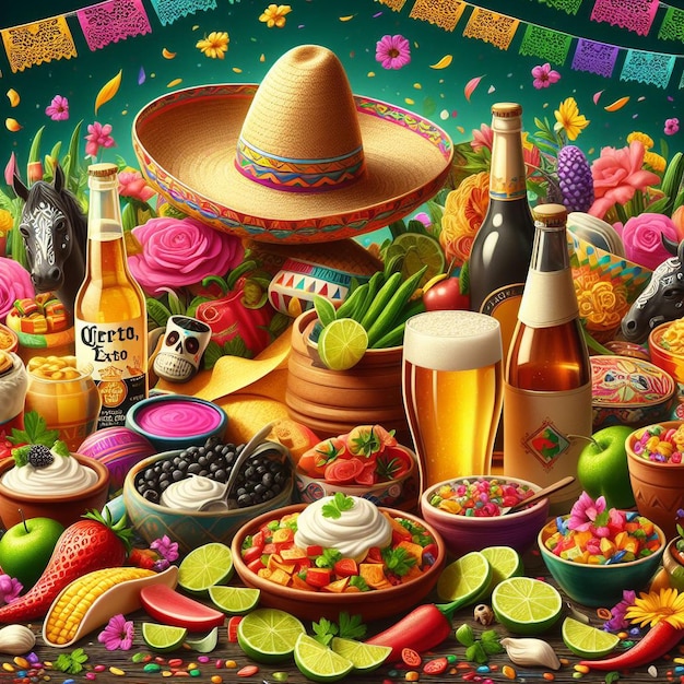 Obraz tła Cinco de Mayo