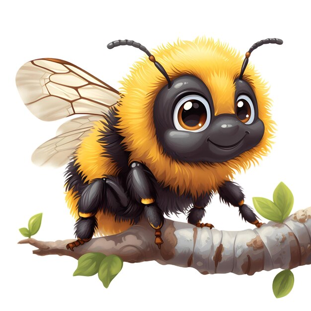 Obraz wektorowy Bumble Bee Clipart