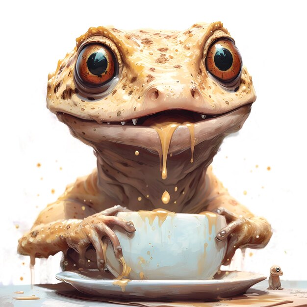 Obraz wektorowy Noodle the Newt Clipart