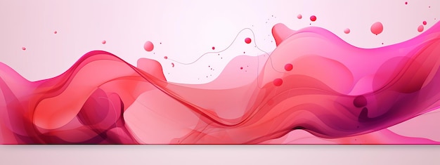 Obraz wykonany przez osobę różową i czerwoną farbą