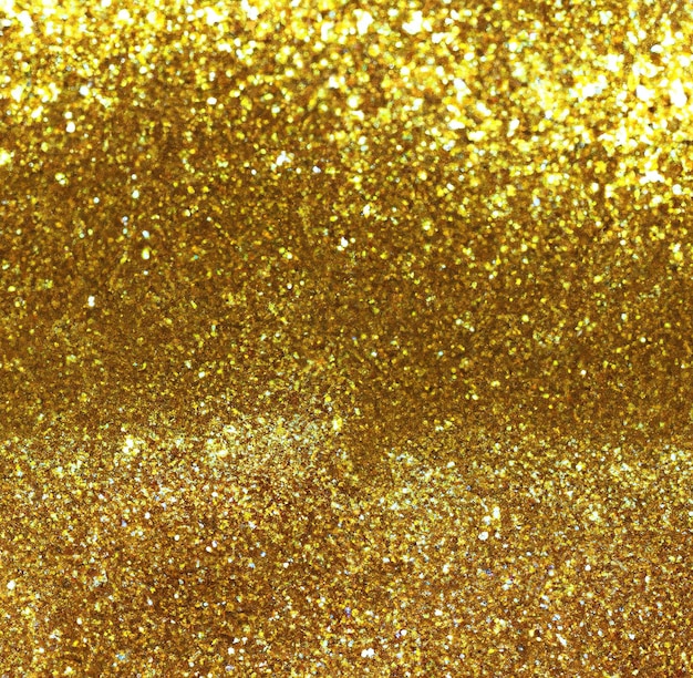 Obraz z bliska tła cząstek złota brokat z miejsca na kopię