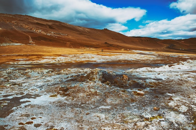 Obszar geotermalny Hverir Islandia