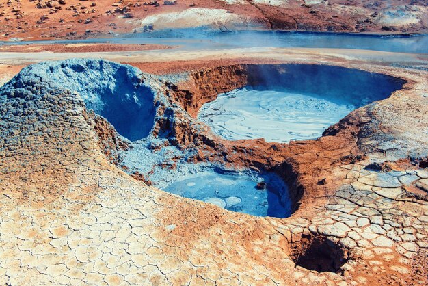 Obszar geotermalny Hverir Islandia