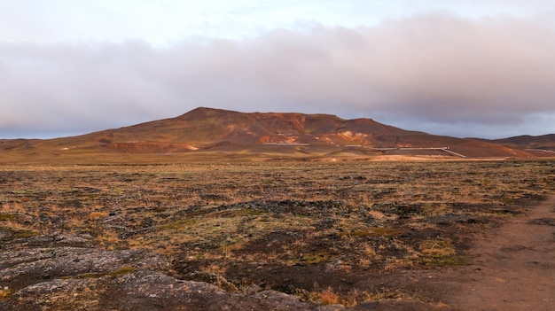 Obszar wulkaniczny Krafla na Islandii