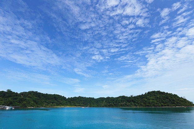 Ocean Bay Na Wyspie Koh Chang W Piękny Dzień Słońca