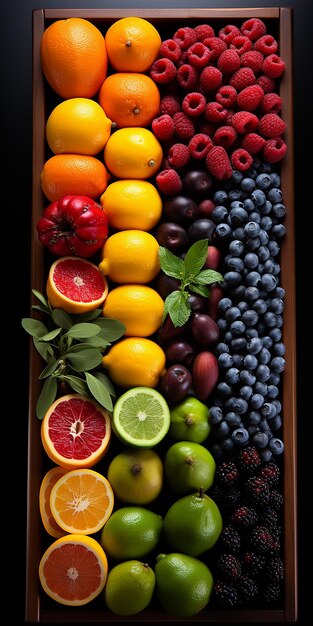 Zdjęcie _ocean_fruit_box_with_black_grey_red_blue_orange_white_br