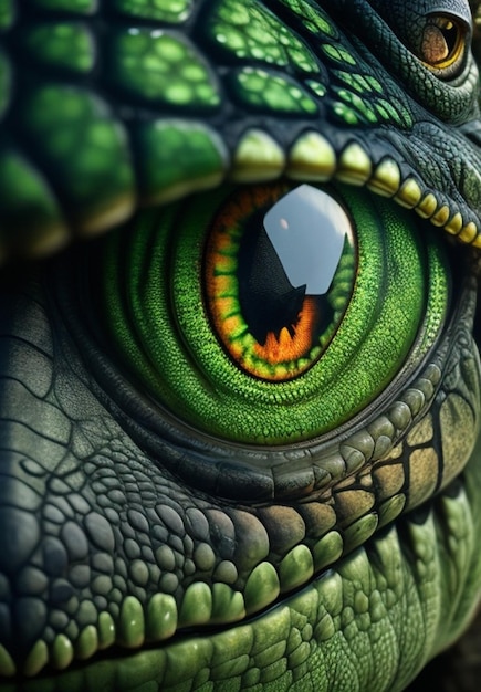 Oczy krokodila.