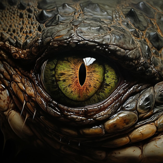 oczy krokodyla