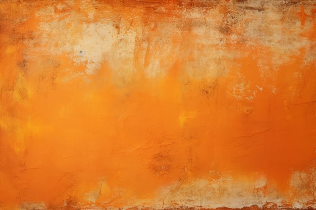 Odkryj radosną solaryzację pomalowanej na pomarańczowo powierzchni. Wybuch koloru i faktury