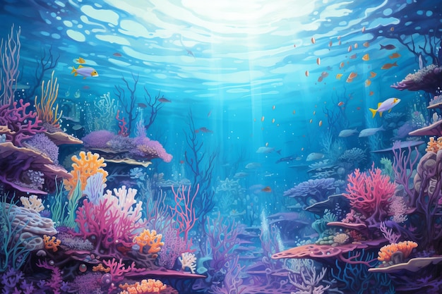 Odkryj spokojne piękno głębin oceanu dzięki tej generatywnej sztucznej inteligencji
