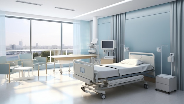 Zdjęcie odzyskiwanie sprzętu pusty medycyna szpital nikt okno pacjent nowoczesna choroba sterylne łóżko leczenie wnętrze pokoju kliniczny oddział medyczny czysta opieka nagły wypadek zdrowie chory