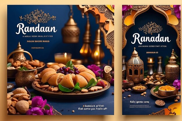 Oferta Ramadan iftar Media społecznościowe Szablon Instagram