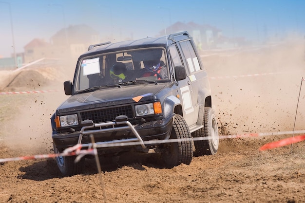 Off road rally raid 4X4 jeep sprint race