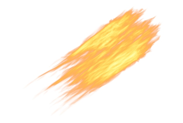 Zdjęcie ogień ślad meteor grafika niebezpieczny płomień symbol potężne ognisko