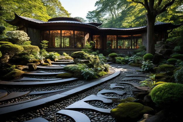 Zdjęcie ogród zen
