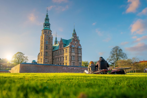 Ogrody zamku Rosenborg w Kopenhadze Dania
