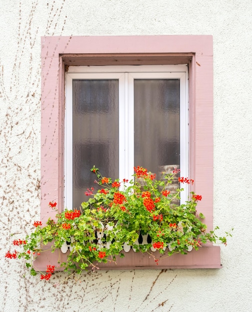 Okno domu w Niemczech