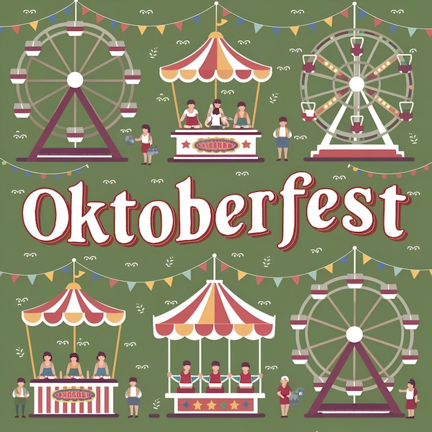 Oktoberfest Extravaganza Świętowanie bawarskiej tradycji i świątecznych duchów