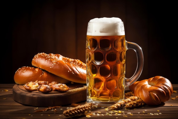 Oktoberfest smaczne bawarskie przekąski do piwa festiwalowego