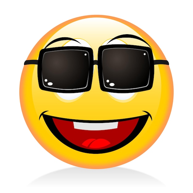 Okulary emotikony emoji